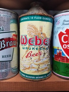 Weber Waukesha Cone Top Beer Can