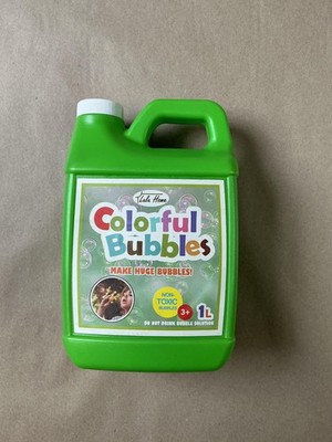 Lala Home Colorful Bubbles Bubble Solution Refill 1L Non Toxic Kids 3+ Outdoor