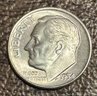 1954 D Roosevelt Dime Uncirculated Uncertified BU MS Us Coin