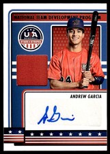 2023 USA BASEBALL STARS & STRIPES ANDREW GARCIA AUTO USA #NTDP-AG