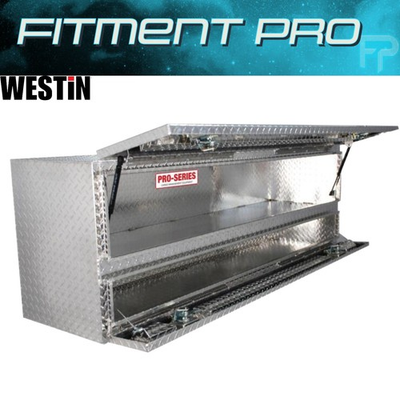 #ad Westin Brute High Cap 72quot; Stake Flat Bed TopSider Tool Box Aluminum 80 TB400 72 $1223.00
