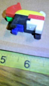 keychain puzzle plastic put together scotty dog 