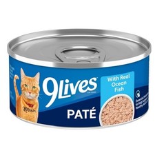 24x 9 Lives Ocean Whitefish Cat Food Canned Meal New Bulk Pack Sealed 5.5oz