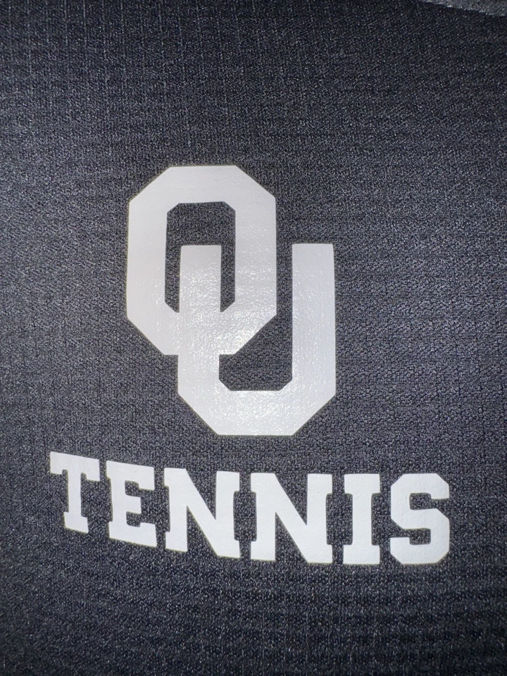Men’s Nike Dri-Fit Oklahoma Sooners Tennis Black Polyester 1/4 Zip Pullover XL - Image 2 of 4