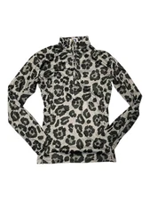 Royal Highness LS Sun Shirt - Gray Leopard - XS - USED