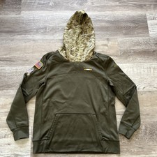 Baltimore Ravens Salute to Service Hoodie Youth Kids Large Green Camo NFL NIKE