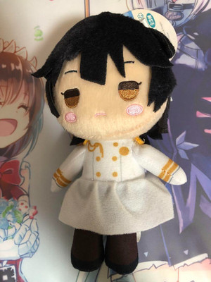 Azur Lane Atago Takao weiche Plüschpuppe Kugelkette Schlüsselanhänger Maskott...