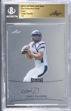 2015 Leaf Metal Draft Pre-Production Proof Clear 1/1 Cody Fajardo #BA-CF1 9b4