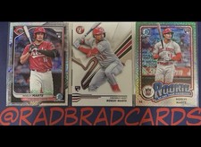MLB Baseball Cincinnati Reds 24 Topps Noelvi Marte 3 RC Lot MINT