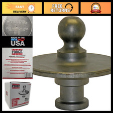 Gooseneck Ball Adapter for Kingpin Trailers - Heavy Duty, Made in USA