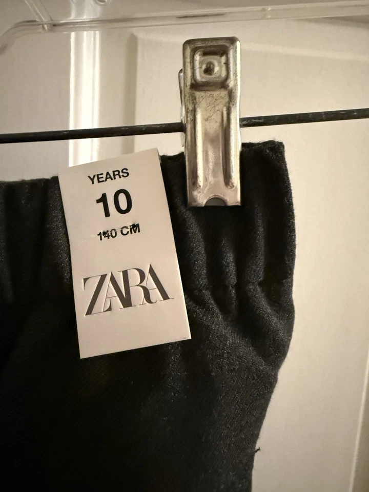 Pantalones de vestir Zara para niños gris carbón mezcla de lana talla 10 nuevos con etiquetas Foto 4 de 4