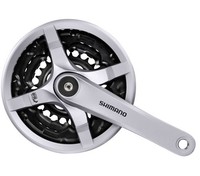 Shimano Tourney FCTY501 Kettenradgarnitur Kurbel 28-38-48 ZäHne 175Mm Silber