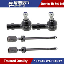 Mevotech 4pcs Front Inner Outer Tie Rod End For Volkswagen Cabriolet 1985-1990