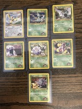 Vintage Pokémon WOTC Koga’s Pokémon 7 Card Lot Gym Challenge