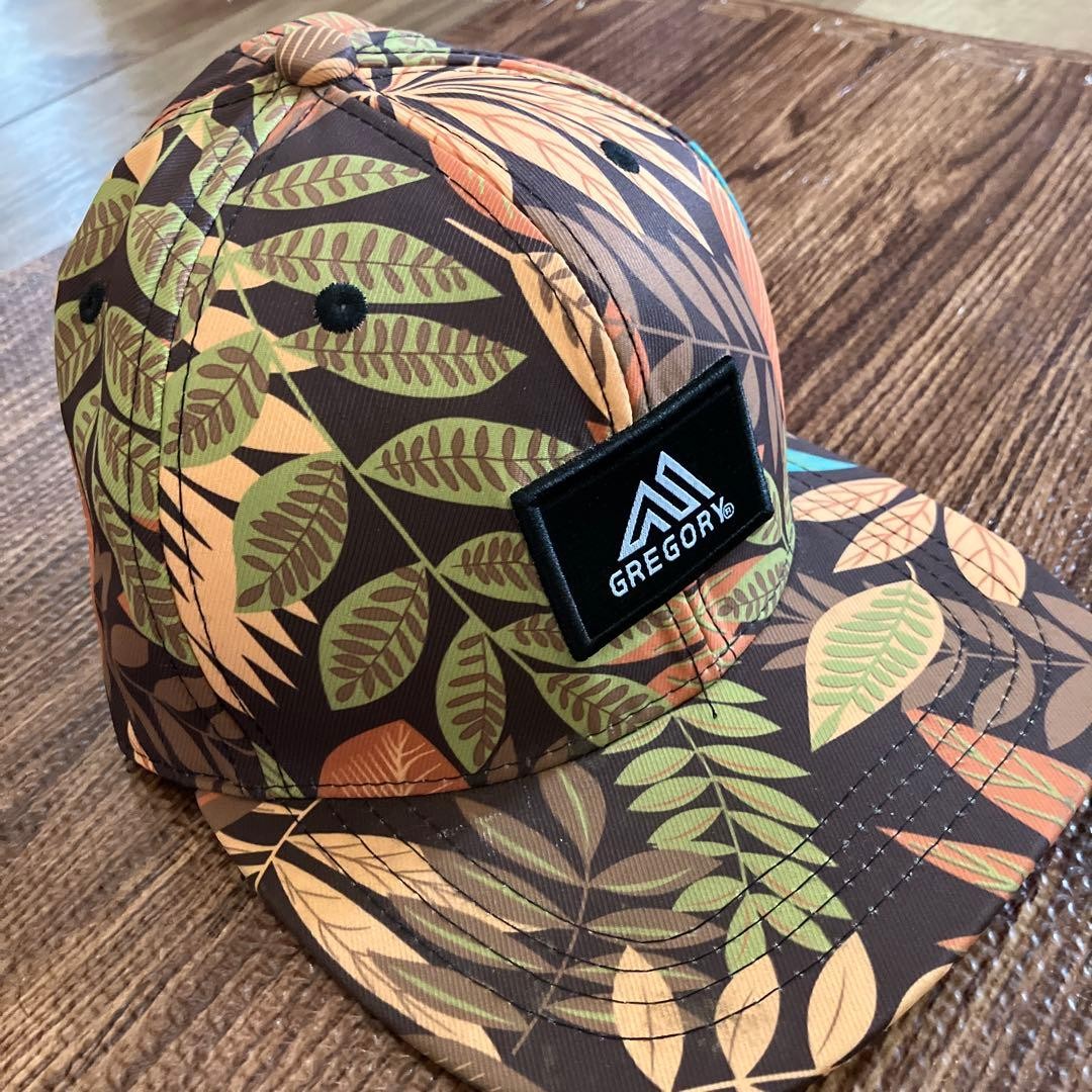 GREGORY Leaf Pattern Baseball Cap Adjustable Snap… - image 1