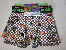 NICKELODEON TEENAGE MUTANT NINJA TURTLES BOYS BOXER BRIEFS 3 PACK SIZE 10