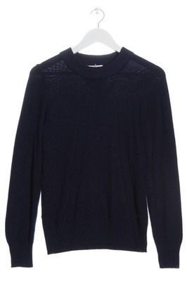 VINCENZO BORETTI Rundhalspullover Damen Pullover Gr. DE 36 dunkelblau