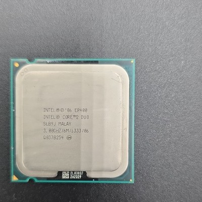 Intel Core 2 Duo E8400 3.00GHz Dual-Core CPU SLB9J 6MB Cache LGA775