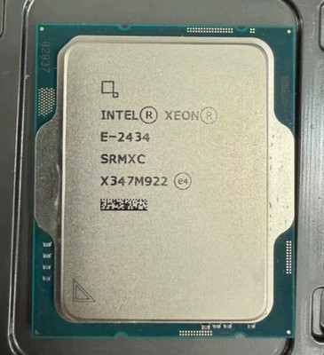 Intel Xeon E-2434 3.4GHz-5.0GHz 4Core 8Threads TDP55W LGA1700 DDR5 CPU Processor