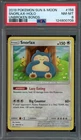 Pokémon Card Snorlax 158/214 Unbroken Bonds Holo Rare PSA 8 NM-MT