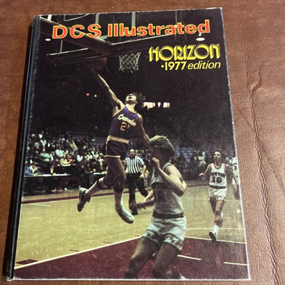 #ad 1977 Dayton Christian Jr Sr High School Yearbook Dayton Ohio Horizon illustrated $24.99
