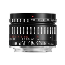 TTArtisan 35mm F0.95 C Fujifilm X Mount Prime Lens   Standard Black x Silver M