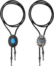 Bolo Tie Wedding Necklace Mens Western Cowboy Necktie VALENTINES GIFT
