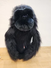 Daphned Gorilla Golf Headcover 13" Lined Black Minkey Plush Cover