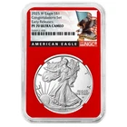 2025-W Proof $1 American Silver Eagle Congratulations Set NGC PF70UC ER Black