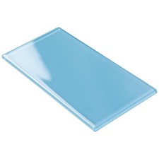 Lovdeco Peel Stick 3x6" Blue Glass Subway Tile, 5 Sq Ft, Easy Install
