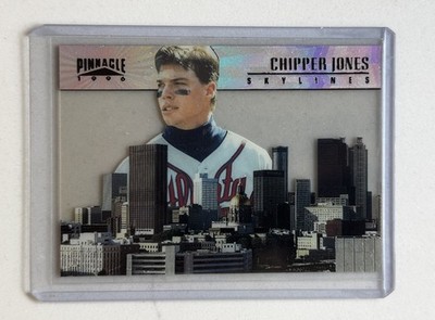 Pinnacle 1996 Chipper Jones Skylines Insert Card #15/18 Atlanta Braves