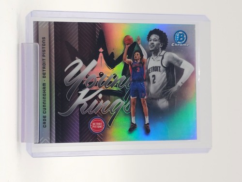 CADE CUNNINGHAM 2025-26 BOWMAN CHROME YOUNG KINGS REFRACTOR #YK-12 B Q3841