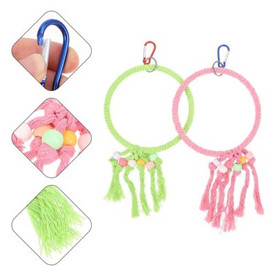 2 Pcs Papageien Spielzeug Papageienspielzeug Papageienschwungspielzeug