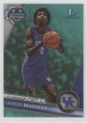 2023-24 Bowman U Chrome Aqua Refractor 66/299 Aaron Bradshaw #42 0w9m