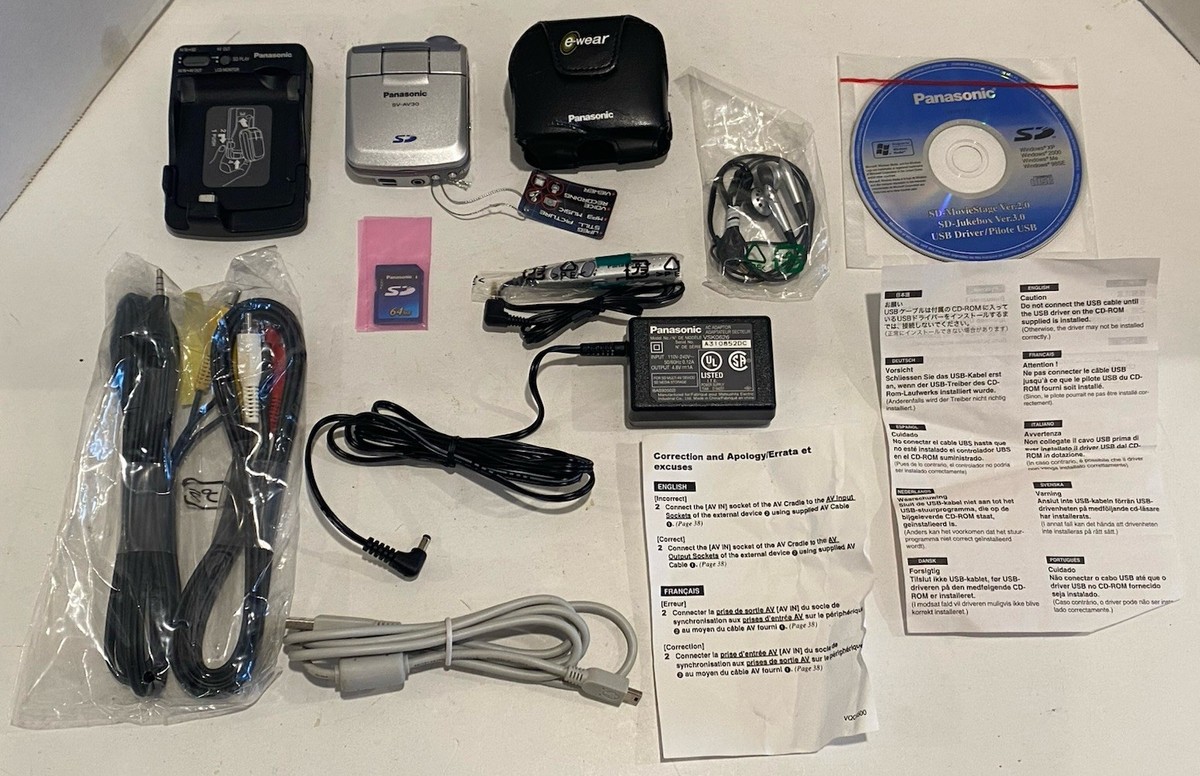 Panasonic SV-AV30 Flash Media, Hard Drive Camcorder for sale