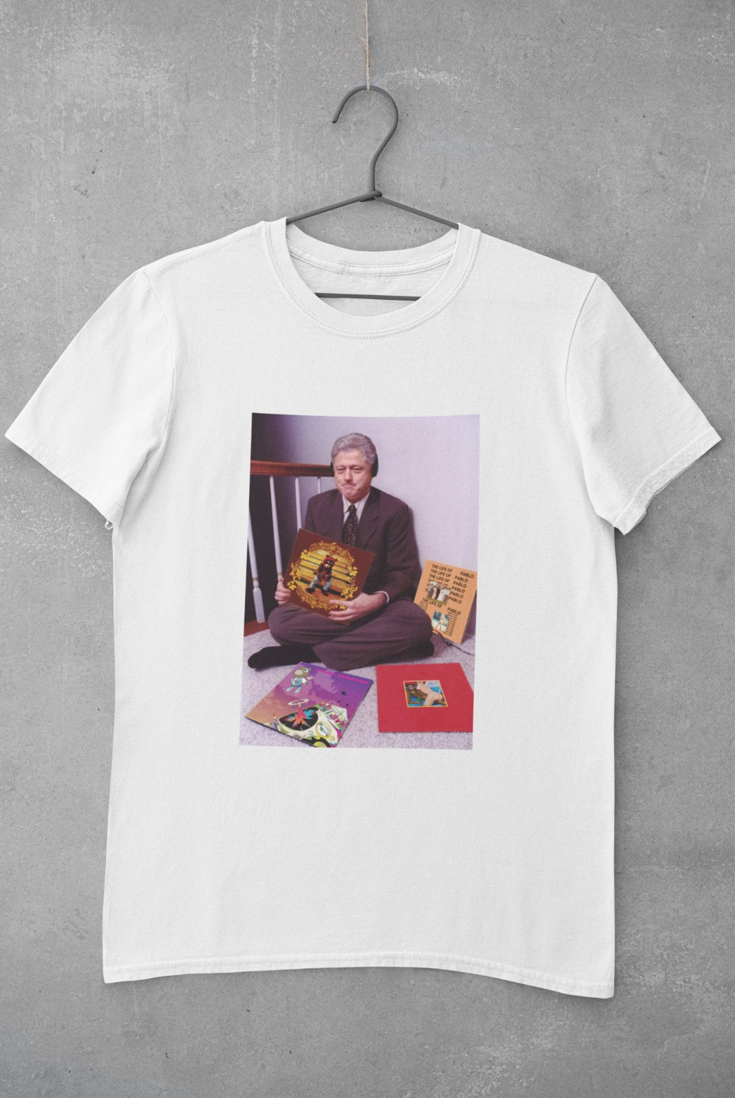 Kanye West x Bill Clinton  Graduation  College Drop Out  The Life of Pablo men