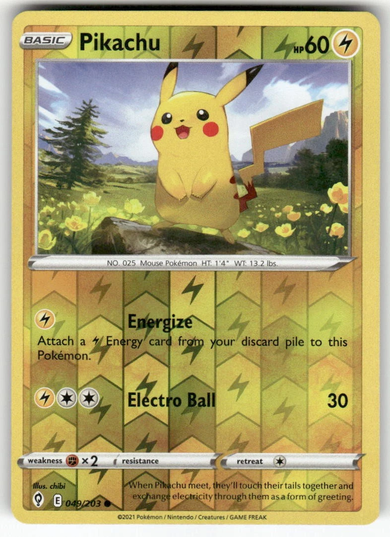 Lightning Pikachu Pokémon TCG Common Individual Collectible Card