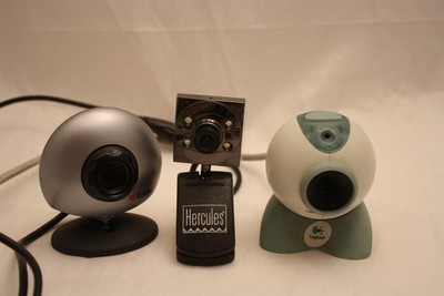 USB Webcam Konvolut   Logitech, Hercules, Labtec   Vintage PC Kameras