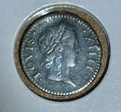 Vintage Coins 1648 A Denier Tournois France, Louis XIV, Denier Tournois VF - Image 1 of 4