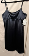 NWT $70 Sexy Altar'd State Black Sexy Slip dress little black dress Bodycon Sz L
