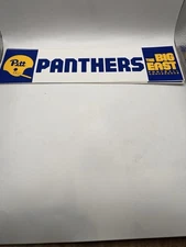 Vintage Pitt PANTHERS The Big East Football Conference Bumper Stickers 