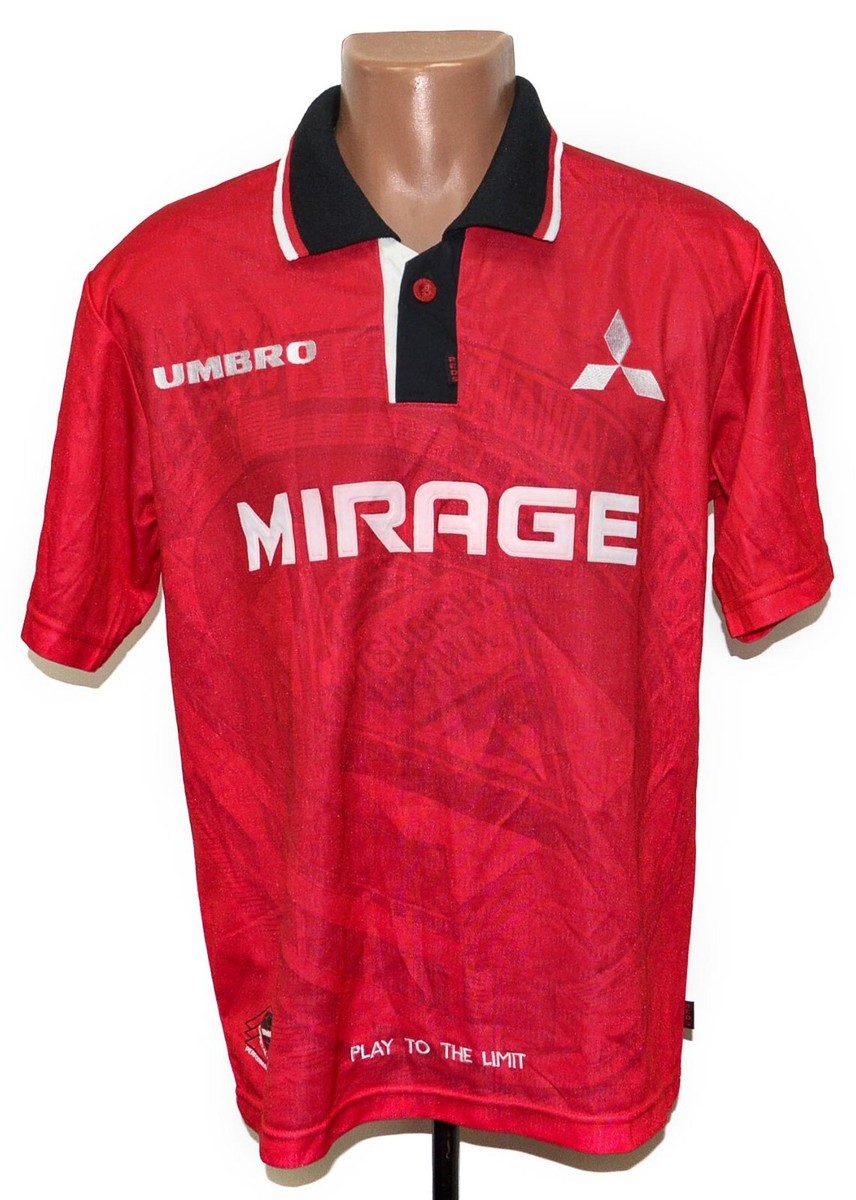 URAWA RED DIAMONDS JAPAN 1996/1998 HOME FOOTBALL SHIRT S J-LEAGUE