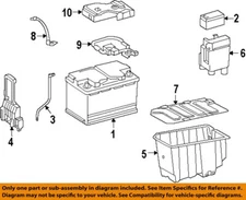 MERCEDES OEM 07-23 A220 Electrical Battery-Battery 000000004039