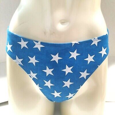 New Sunsets Icon Twist Swim Suit Born Free //4th Of July Top Size 34D Red//Blue//Wh