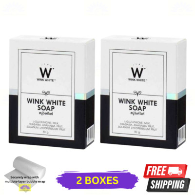 2 X Glutamin Wink White Soap Haut Aufhellung