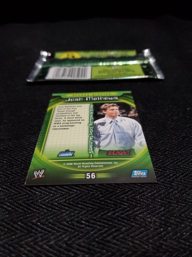 2006 Topps WWE Insider English UK Wrestling Base Card #56 Josh Matthews TNA WWF - Picture 3 of 15
