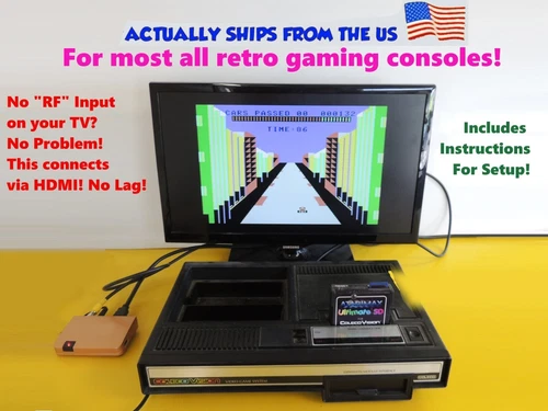 HDMI TV Converter Box Adapter Colecovision Coleco Vision