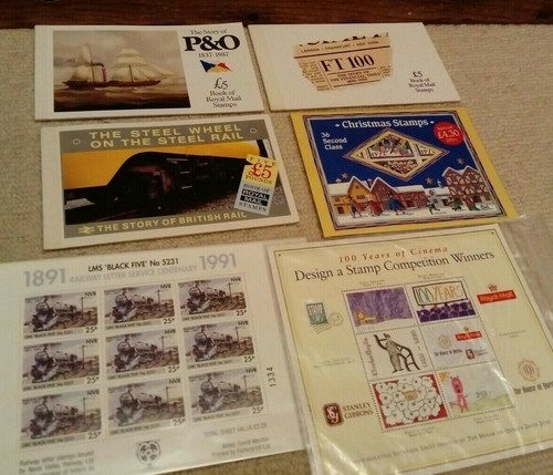 GB 1986 PRESTIGE BOOKLET DX7 STORY OF THE BRITISH RAIL, FT 100, P&O +++ bundle  - Picture 1 of 3