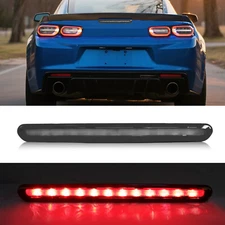 For Chevrolet Camaro 2016-2021 Smoked Lens LED 3rd Rear Third Brake Light Red