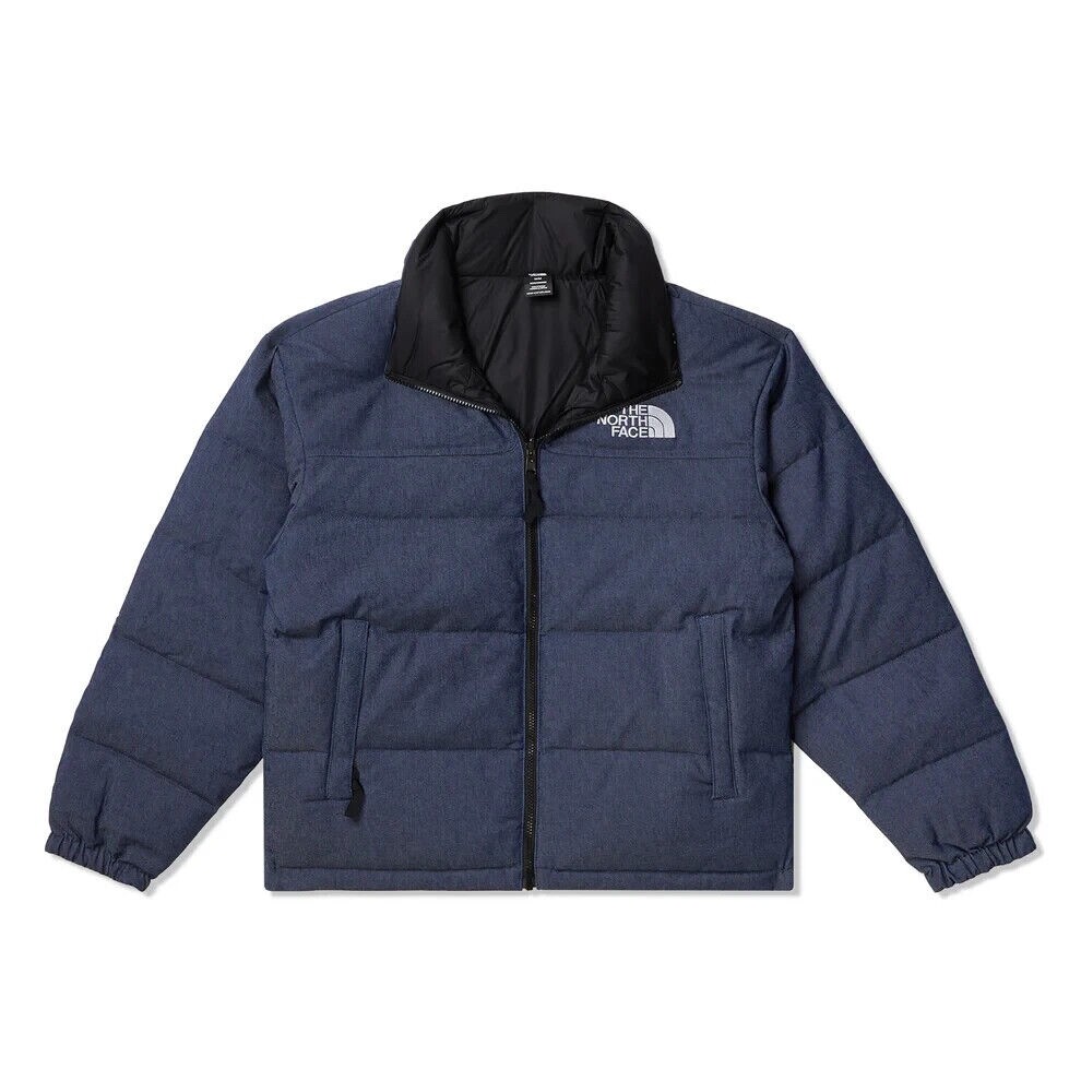 The North Face Men's '92 Reversible Nuptse Jacket Denim Blue